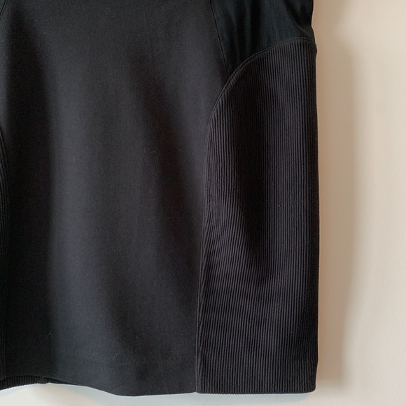 NEW! Madewell Black Ribbed Mini Skirt Size Small NWT - Picture 5 of 15